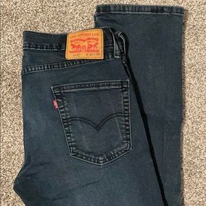 Men’s Levi’s 514 Jeans (30x30) (Washed Black)